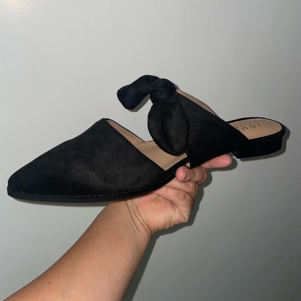 Black Suede Women's Journee Collection size 12 NEW